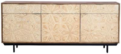 Product photograph of Golimbasi Mango Tree Wood Large Sideboard - 6887 from Choice Furniture Superstore