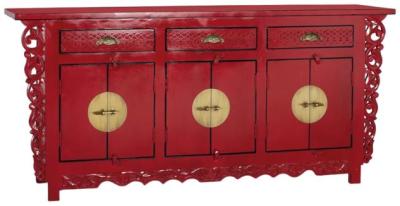 Product photograph of Lubesh Mango Wood 6 Door 3 Drawers Large Sideboard from Choice Furniture Superstore