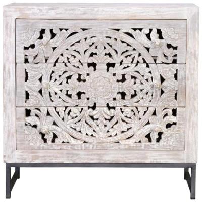 Product photograph of Quintana Hand Carved Mango Tree Wood Dresser from Choice Furniture Superstore