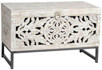 Product photograph of Quintana Hand Carved Mango Tree Wood Trunk from Choice Furniture Superstore