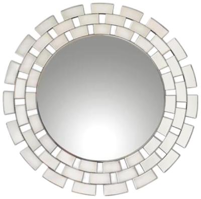 Product photograph of Oyampis Round Mirror from Choice Furniture Superstore