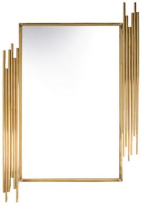 Product photograph of Zidok Stainless Steel Wall Mirror from Choice Furniture Superstore