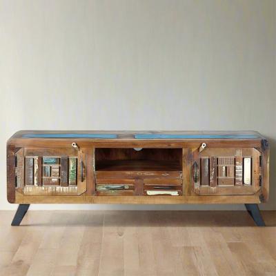 Zangird Recycled Wood Storage Tv Unit