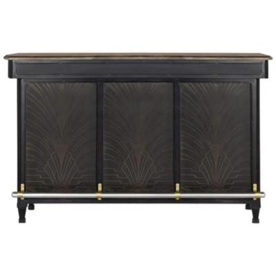 Blanford Black Mango Wood Bar Counter