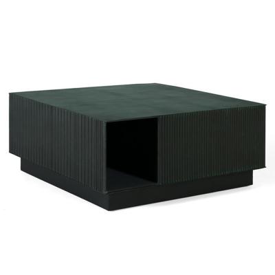 Chamamba Dark Green Metal Square Coffee Table