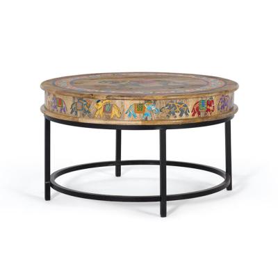 Darambue Mango Wood Round Coffee Table
