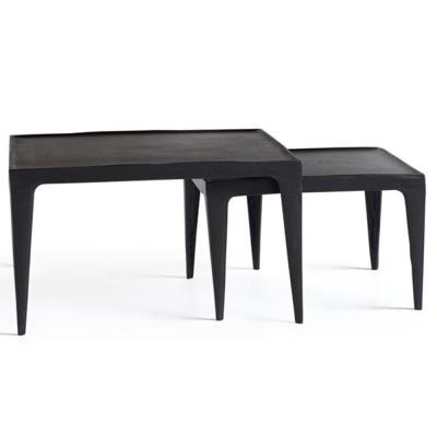 Gutunga Black Square Coffee Table Set Of 2