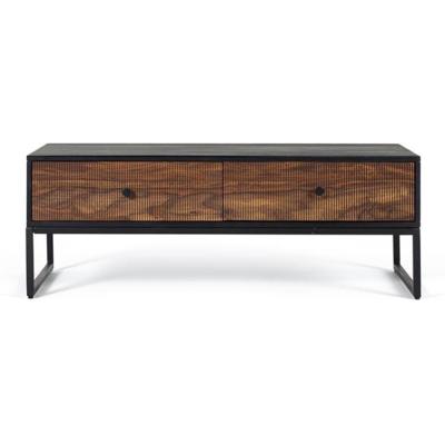 Venedocia Mango Wood 2 Drawer Coffee Table