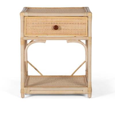 Revak Natural Rattan 1 Drawer Bedside Table