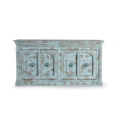 Ndrenic Watergreen Mango Wood 4 Door Large Sideboard 190cm