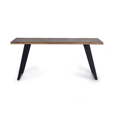 Karlstad Hand Carved Acacia Wood 6 Seater Dining Table 180cm