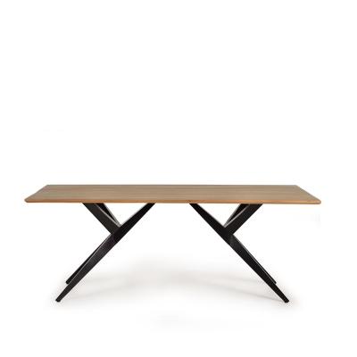 Bergamo Solid Acacia Wood 6 Seater Dining Table 180cm