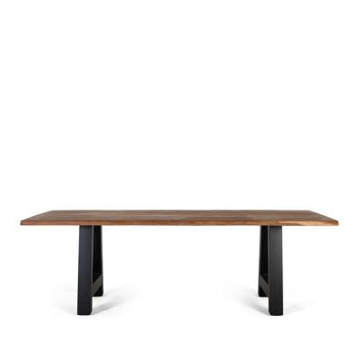 Trento Acacia Wood And Metal 8 Seater Dining Table 200cm