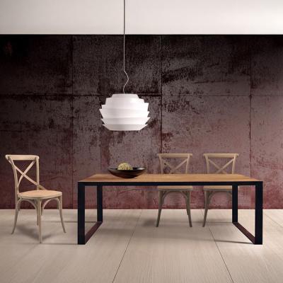 Calabria Solid Mango Wood 6 Seater Dining Table 180cm