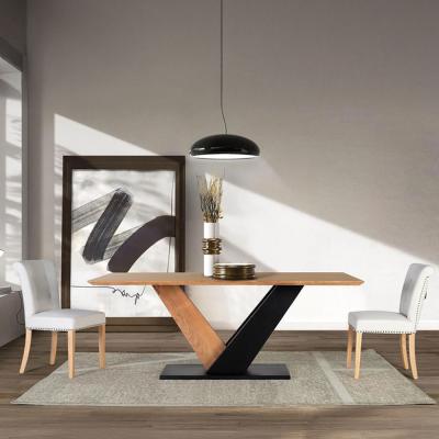 Brescia Acacia Wood Rectangular 8 Seater Dining Table 200cm