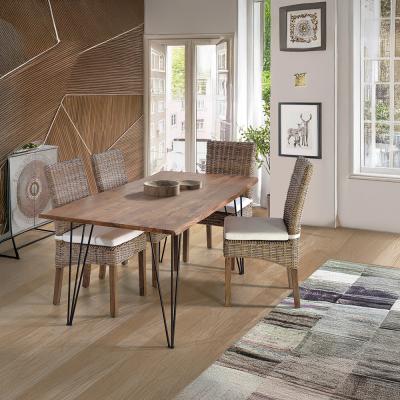 Vicenza Solid Acacia Wood 8 Seater Dining Table 200cm