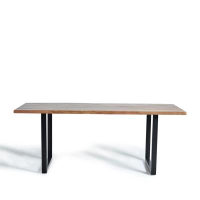 Vibo Solid Acacia Wood 6 Seater Dining Table 180cm