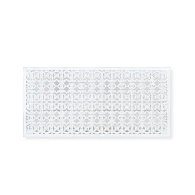 Khristich Pickled White Wood Headboard