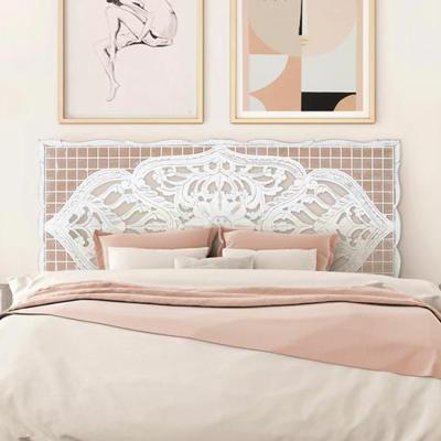 Yurchen Carved Mango Wood Headboard