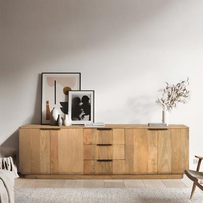 Keira Natural Mango Wood Storage Tv Unit