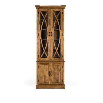 Varese Mango Wood 4 Door Display Cabinet