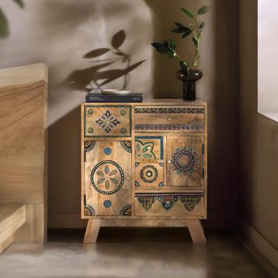 Chieti Mango Wood Painted 2 Door Hall Cabinet