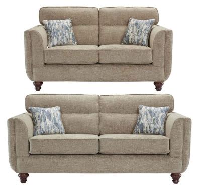 Product photograph of Coeburn 3 2 Seater Fabric Sofa Set from Choice Furniture Superstore