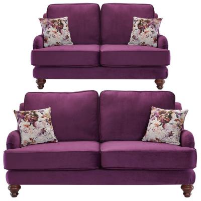 Product photograph of Ensley 3 2 Seater Fabric Sofa Set from Choice Furniture Superstore