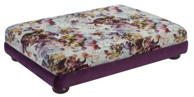 Product photograph of Ensley Fabric Footstool from Choice Furniture Superstore
