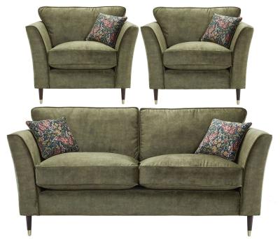 Product photograph of Westerly 3 1 1 Seater Fabric Sofa Set from Choice Furniture Superstore