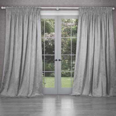Product photograph of Voyage Maison Argenta Cotton Sitara Embroidered Pencil Pleat Curtains from Choice Furniture Superstore