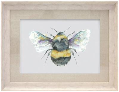 Product photograph of Voyage Maison Birch Wood Bee Framed Print - 90cm X 70cm from Choice Furniture Superstore