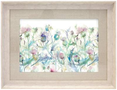 Product photograph of Voyage Maison Birch Wood Damson Bristle Framed Print - 90cm X 70cm from Choice Furniture Superstore