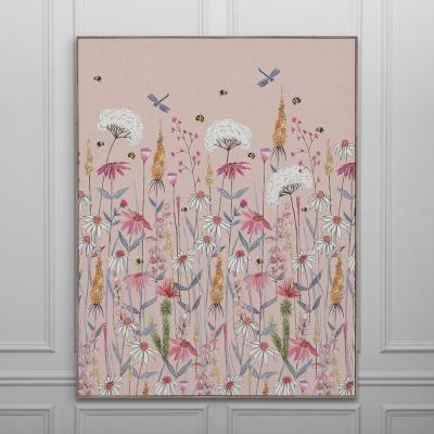 Product photograph of Voyage Maison Blush Wood Hermione Framed Canvas - 140cm X 181cm from Choice Furniture Superstore