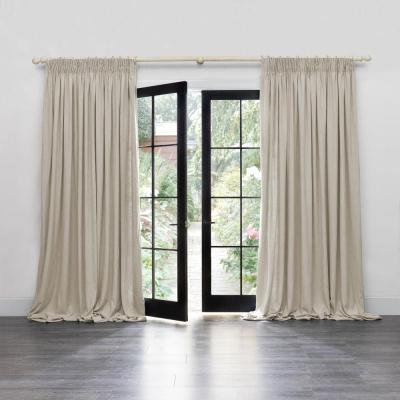 Product photograph of Voyage Maison Cashew Polyester Hawley Pencil Pleat Curtains from Choice Furniture Superstore