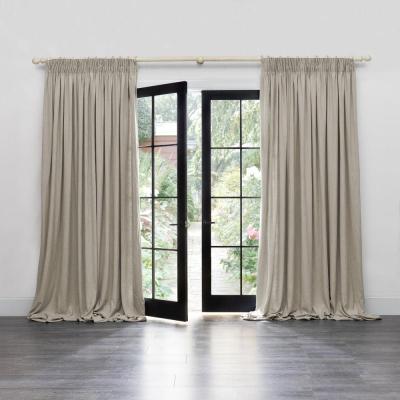 Product photograph of Voyage Maison Clay Polyester Hawley Pencil Pleat Curtains from Choice Furniture Superstore