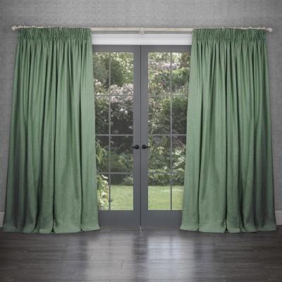 Product photograph of Voyage Maison Clover Polyester Emilio Woven Pencil Pleat Curtains Clover from Choice Furniture Superstore