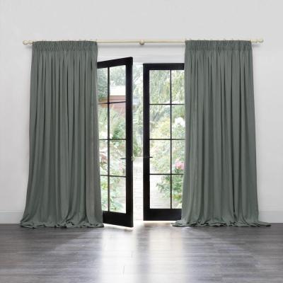 Product photograph of Voyage Maison Forest Polyester Hawley Pencil Pleat Curtains from Choice Furniture Superstore