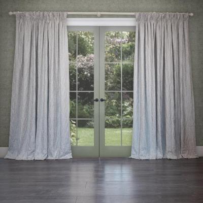 Product photograph of Voyage Maison Silver Polyester Fernbank Embroidered Pencil Pleat Curtains from Choice Furniture Superstore