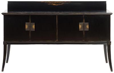 Product photograph of Aged Black 4 Door East Sideboard from Choice Furniture Superstore
