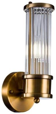 Aged Gold Metal 1 Bulb Wall Light