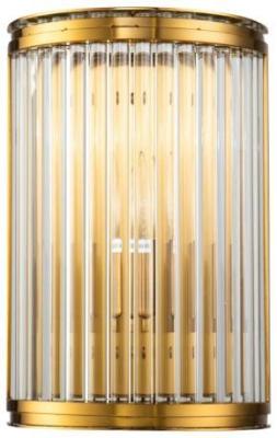 Product photograph of Aged Gold Metal Wall Light from Choice Furniture Superstore