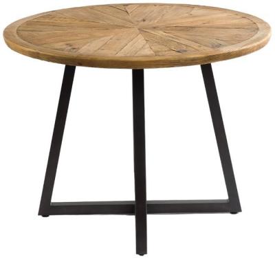 Product photograph of Aged Pine Round Dining Table from Choice Furniture Superstore