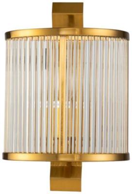 Product photograph of Bright Gold Metal Wall Light from Choice Furniture Superstore