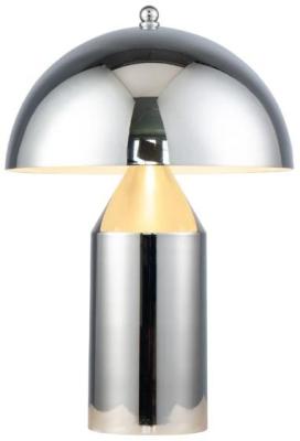 Product photograph of Chrome Metal Table Lamp - 38cm from Choice Furniture Superstore
