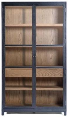 Product photograph of Dark Oak 2 Door Cabinet from Choice Furniture Superstore