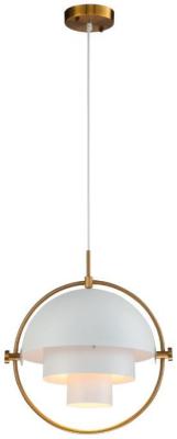 Product photograph of Gold Metal Hemispheres Ceiling Lamp from Choice Furniture Superstore