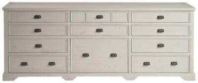 Greyish White 11 Drawer Sideboard