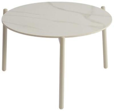 Product photograph of Ivory Medium Round Coffee Table from Choice Furniture Superstore