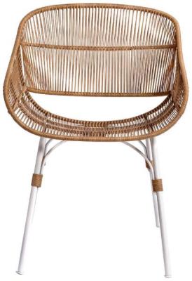 Product photograph of Natural Arms Outdoor Chair Sold In Pairs from Choice Furniture Superstore